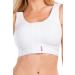 Lipoelastic Pi Super Variant - Postoperative Seamless Cotton Bra | Adjustable Front Closure | 3xL White - International Shipping Available - Buy Online on GoSupps.com