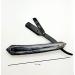 Premium Grey Wood Razor with 100 Derby Blades & Leather Pouch | Men's Barber Razor Set - Buy Online on GoSupps.com