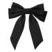 Generic Set of 2 Hair Bow Clips in Black Velvet Set of Clips for Girls Boys and Adults
