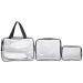 Waterproof PVC Toiletry Bag with Zipper - Clear Travel Organizer for Cosmetics & Toiletries - Buy Online on GoSupps.com