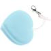 LOGOFUN Heart Shaped Lens Cleaner - Portable Adorable Screen Wipe & Bag Pendant - Blue - International Shipping Available - Buy Online on GoSupps.com