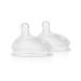 Olababy Gentle Bottle Silicone Replacement Nipple 2 Pack (X Cut/Thicker Liquids)