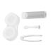 Evscan Portable Contact Lens Box Kit - Sweet Small Duck Container for Women - Travel-Friendly Dust-Proof Case (White) - Buy Online on GoSupps.com