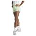 adidas Women's Pacer Training 3-Stripes Woven High-Rise Shorts Casual M 3 inch semi green spark/white