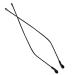 MUNANI Glasses Arm Leg Glasses Replacement Glasses Arm Leg Glasses Replacement Accessories 1 Pair Metal Glasses Temple Arm Glasses Replacement Black