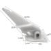 TOTMOX Boat Speedometer Pitot Kit - Kick-up Tube Assembly, Up to 80 MPH - Buy Online on GoSupps.com