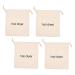 AUTSUPPL 4pcs Hair Dryer Storage Bag Travel Hair Dryer Travel Make up Bag Portable Makeup Bags Fabric Beige 33x30cm Beige