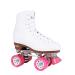 CHICAGO Women's and Girl's Classic Roller Skates - Premium White Quad Rink Skates 7