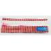 Fairtrade Floral Toothbrush Storage - Cotton Cover 20x3.5 cm Red/Pink/White - Buy Online on GoSupps.com
