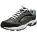 Skechers Sport Men's Stamina Nuovo Cutback Lace-Up Sneaker 10.5 Wide Charcoal Cutback