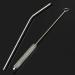 Stainless Steel Metal Drinking Straw Reusable Straw with Cleaner Brush Kit Portable Straw for Travel Home Bar Party Accessory - Buy Online on GoSupps.com