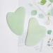 Jade Gua Sha Scraping Board - Heart-Shaped Beauty Tool for Face Neck & Back | Pure Color Gua Sha Sheet - Buy Online on GoSupps.com