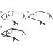 Housoutil 24 Pairs Glasses Holder for Kids & Adults - Anti-Ear Hook Reading Glasses & More - 4x0.6cm Convenient Glasses Storage - Buy Online on GoSupps.com