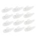 1 Set 12pcs Middle Toe Support Pad Foot Gel Pads Silicone Gel Running Gel Toe Cushions Pads Sebs Toe Separator Hammer Toe Crest Pads Hammer Toe Pad Toe Divider