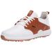 PUMA Men's Ignite Pwradapt Caged Crafted Golf Shoe 11.5 Puma White-leather Brown-puma Team Gold