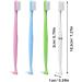 Buy Healvian 4-Part Double-Sided Toothbrush for Braces - Soft V-Stock & Tiny Head for Gentle Cleaning - Buy Online on GoSupps.com