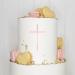 Cake topper (cross) Charm acrylic/wood baptism communion confirmation confirmation cake plug cake cake plug decoration caketopper (3 pieces rose gold) rose gold 3 pieces