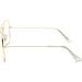 ALWAYSUV Classic Vintage Metal Frame Glasses - Decorative Golden Eyewear for Timeless Style - Buy Online on GoSupps.com