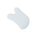 ARTIBETTER Ceramic Gua Sha Massage Tool Guasha Board Facial Firming Scraping Massage Gua Sha Scraper for Home Salon -Size 2 2 White