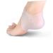 Housoutil 1 Pair Heel Sleeves for Silicone Heel Sleeve Heel Support Insoles for Plantar Heel Cups Shoe Filler Heel Insole Socks for Plantar Cracked Moisturizing Gel White medium