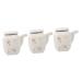 ABOOFAN 3pcs Ceramic Soy Sauce Pot Japanese Oil Dispenser Vinegar Jar Porcelain Olive Oil Bottle Oil Pot Vinegar Bowl Kitchen Seasoning Jar Japanese Soy Sauce Shoyu Ceramics Lecythus White 8X7.5X5CMx3pcs Whitex3pcs