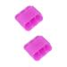 Healvian 2pcs cleaning brush take a bath bath brush tub scrubber massage brush purple