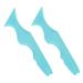 Didiseaon 2pcs Eyelash Multi-function Eyebrow Lash Applicators Stencils Silicone Aids Shield Eyeshadow Plate