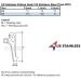 Marine Grade Stainless Steel 316 Pelican Hook M6 with 1 Course Thread Pitch - Buy Online on GoSupps.com
