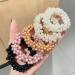 6pcs Pearl Hair Tie Fashion Elastic Beaded Hair Scrunchies Hair Bands Pearl Hair Ropes Ponytail Holder Stretchy Hair Accessories for Women and Girls