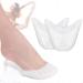 BeeSpring Ballet Dance Toe Pads - Soft Silicone Gel Toe Covers for High Heels | Breathable Toe Protectors for Women - 2 Pcs - White - Buy Online on GoSupps.com