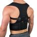 Posture Corrector Spine Back Shoulder Support Band Adjustable Brace Correction Humpback (Color : Black Size : Small) vision Black M
