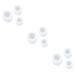 LALAFINA 9 Pcs Rose Mold Silicone Molds Floral Decor DIY Chocolate Candy Molds Rose Epoxy Floral Stencils Cake Stencil Candle Mold Flowers Decoration Mousse Decorations Silica Gel 3D