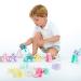 Play Teething Ring Set of 12 - 100% Silicone | Promotes Fine Motor Skills & Soothes Teething | Ideal for Babies & Toddlers - Buy Online on GoSupps.com