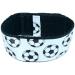 Soccer Sleeve Scrunchies (pair) White and Black  from the ORIGINAL USA inventor  Soccer sleeve holders  soccer sleeve straps