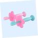 Homsfou Children's Toothbrush - All-Round Baby Toothbrush with Mesh Protection Soft Bristles Pink - 1 Pack - Buy Online on GoSupps.com