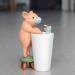 Gemmia Toilette Miniatur Fee Fig rchen Zahnb rste Schwein Statue | Internationale Lieferung | Einzigartige Bad-Dekoration - Buy Online on GoSupps.com