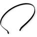 Topkids Accessories 2x Thin Satin Covered Metal Headbands Hair Bands Alice Bands Ribbon Wrapped Hairbands Head Bands Adult Women Girls Black White Pink Fuchsia (Black) - Buy Online on GoSupps.com