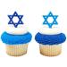 STAR OF DAVID Hanukkah Cupcake Toppers and Liners - Enough for 60 Cupcakes - Buy Online on GoSupps.com