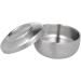 Frcolor 2-Piece Stainless Steel Cup Holder Set - Dishwashing & Bathroom Tool Organizer | Hair Salon Care Foam Stand 11x11x6.5cm | International Shipping Available - Buy Online on GoSupps.com