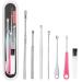 7pcs/Set Earpick Wax Pickers Steel Earpick Wax Remover Pick Ear Clean Care Cleaner Tool Spoon Curette Ear Cleaner Ear C0N4 - (Color: as photo)