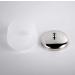 Frosted Glass Dappen Dish with Lid - Nail Art Acrylic Liquid Powder Container - Buy Online on GoSupps.com
