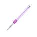 minkissy Dual Brush Pens Flat Brush Pen Nail Brush Pen False Tip Builder Brush Manicure Gel Purple medium Purple
