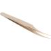 Eyelash Extension Tweezers - Stainless Steel Pearl Golden Curved Tweezers for Beauty Salons & Eyelash Transplantation - Buy Online on GoSupps.com