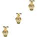 Dajidafu 3 Set of Decorative Glass Perfume Bottle Easy To Clean Wide Application Gifts Sturdy And Durable Decorative Perfume Bottle green green 3Set - Buy Online on GoSupps.com