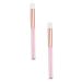Healeved 2pcs Nose Brush Fluff Eyeshadow Brush Bling Sunglasses Womens Artificial Brush Aluminum Tube