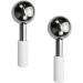 Stainless Steel Facial Ice Ball - 2 PC Set for Beauty & Massage | Ice Roller for Glowing Skin - Buy Online on GoSupps.com