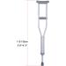 Adults Underarm Crutches with Spring Aluminum Height Adjustable Crutches Medical Walking Aid Crutches Suitable for Height: 4' 9''-5' 7'' (Size : M(1 Pair)) anniversary Lucky Star Selfless - Buy Online on GoSupps.com