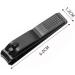 suoera 2X Black Nail Clippers Stainless Steel Super and Toenails Manicure Tool Flat Nose Nail Clippers S - Buy Online on GoSupps.com