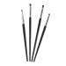 FOMIYES 4pcs Eyeliner Brush Kit Horse Hair Black Fine Precision Eyeliner Brush