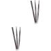 FOMIYES 2pcs 2 1 Eyebrow Pencil Waterproof Eyebrow Spoolie Brush Eyebrow Pencil Brush Makeup Triangle 3d 1 count (Pack of 1) As Shownx2pcs - Buy Online on GoSupps.com